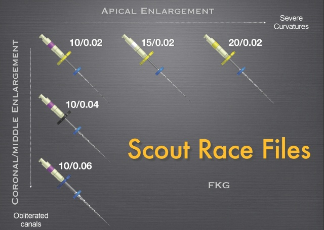 Scout Race fil oversikt. Foto.