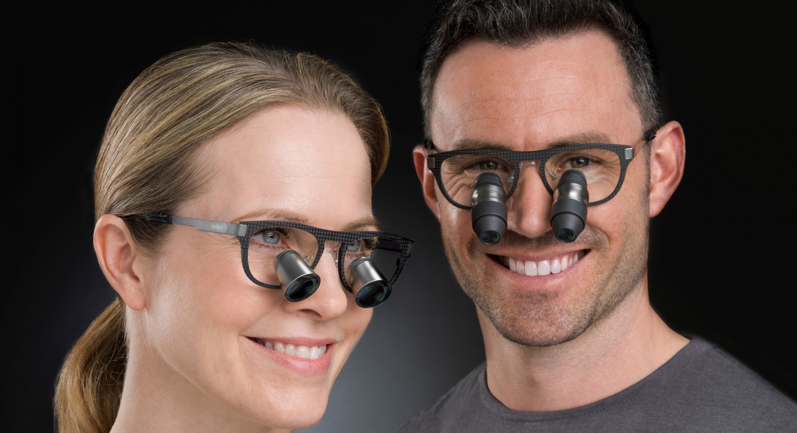 ExamVision lupebriller mann og kvinne